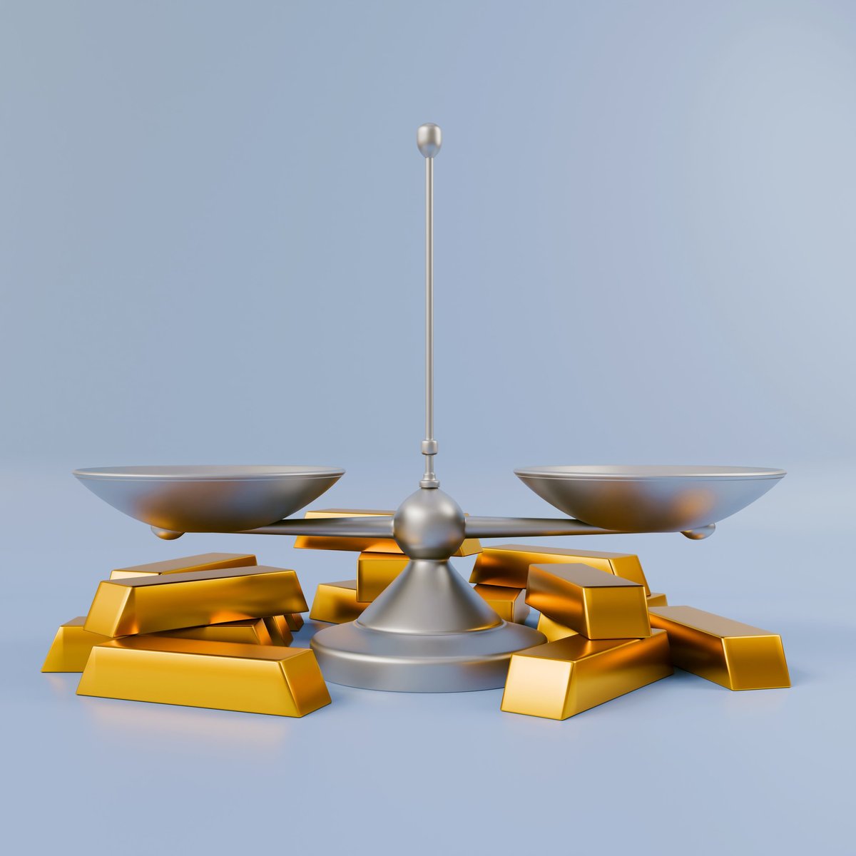 Gold on scales
