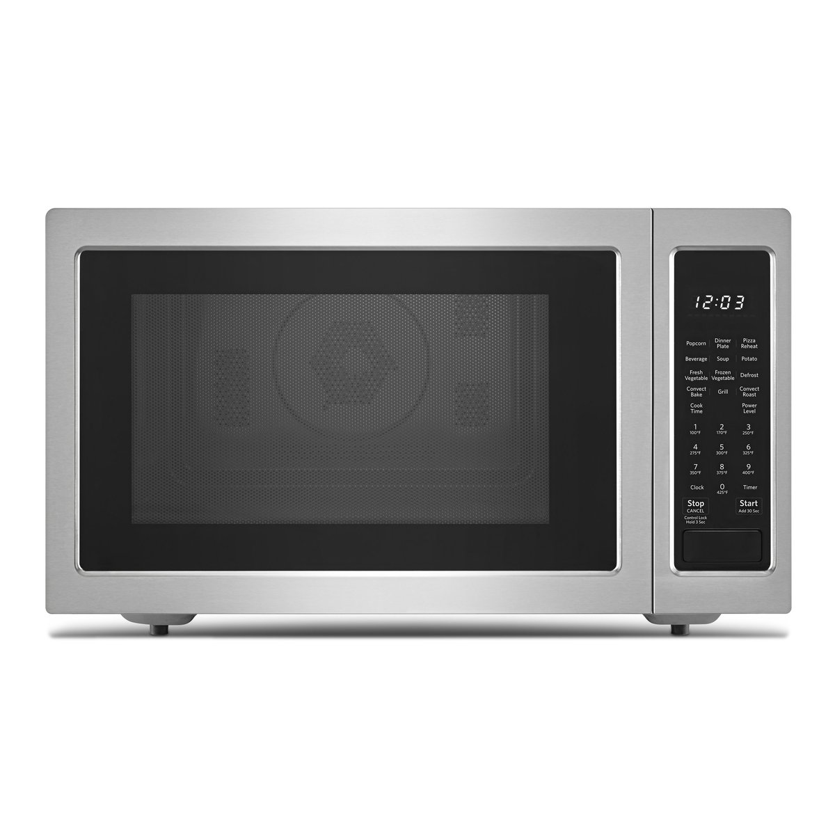 Microwave oven isolated on white background
